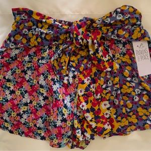 Multi Flower mini Skort Small